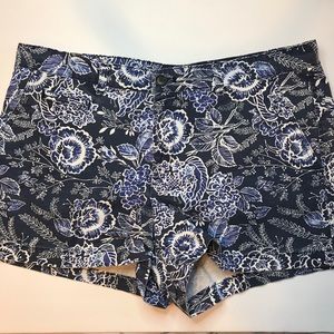 GAP |  Tropical Floral Print Short | Blue